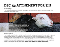 ATONEMENT FOR SIN